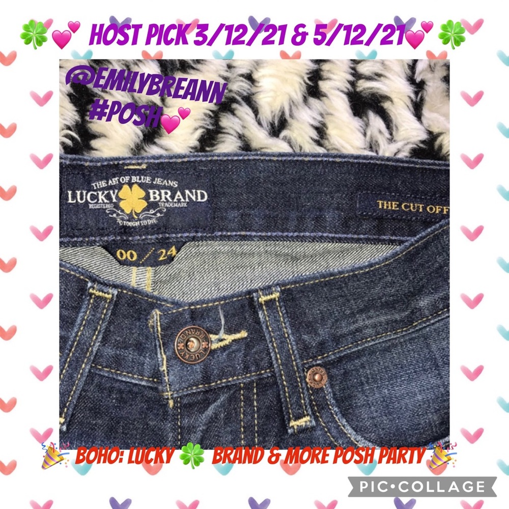 Lucky brand the cut off shorts size 00/24